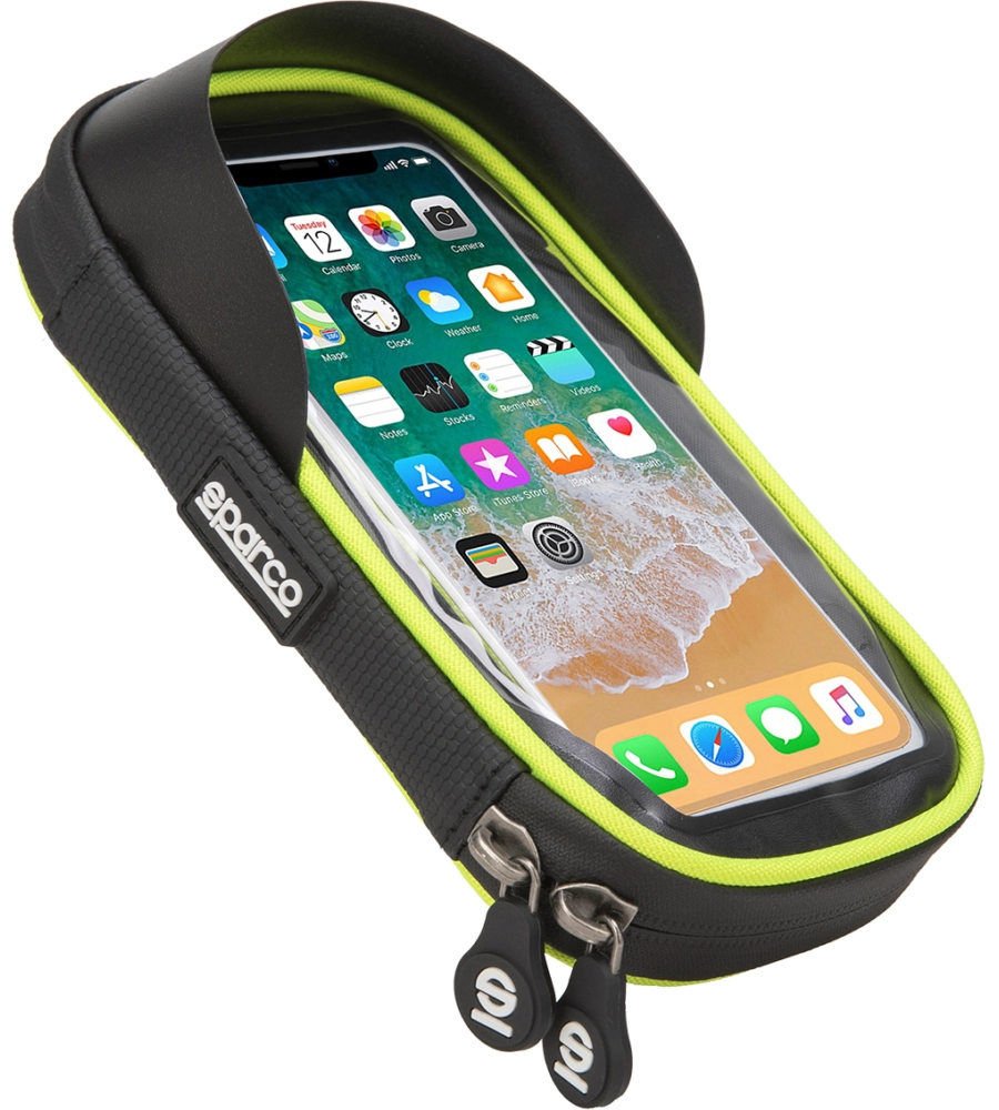 CUSTODIA PORTA CELLULARE PER BICI IN MICROFIBRA, 19X11X5,5 CM